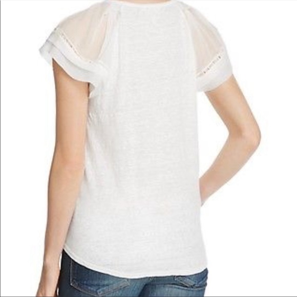 Rebecca Taylor Linen and Silk Blouse  Size S - Picture 4 of 11